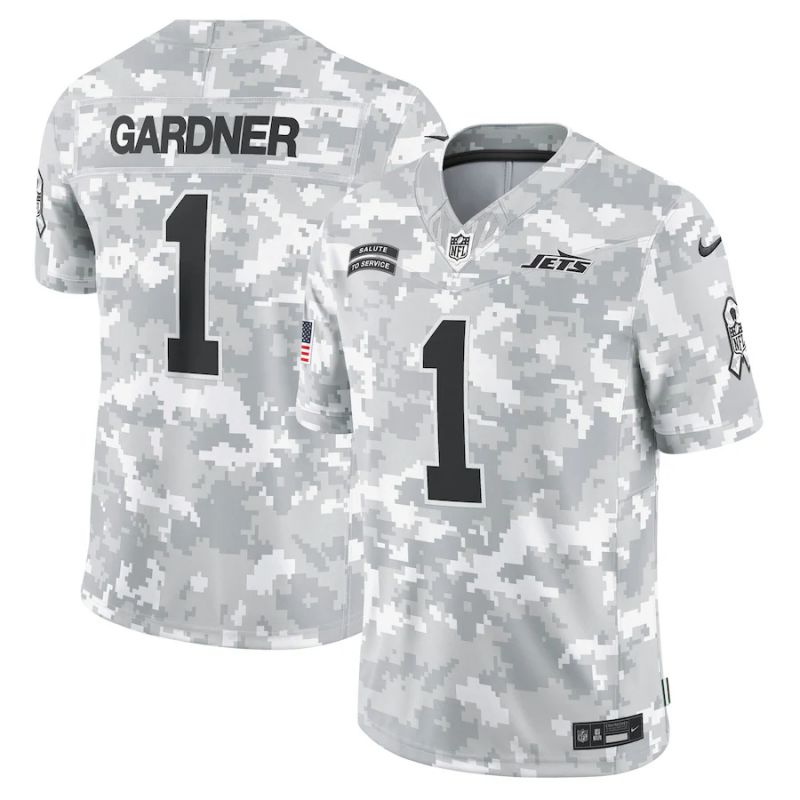 Men New York Jets #1 Gardner Nike Arctic Camo 2024 Salute to Service Limited NFL Jersey->indianapolis colts->NFL Jersey